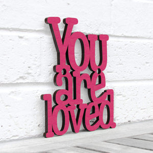 Spunky Fluff Proudly handmade in South Dakota, USA Small / Magenta You are Loved