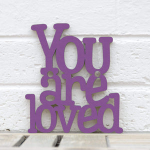 Spunky Fluff Proudly handmade in South Dakota, USA Small / Purple You are Loved