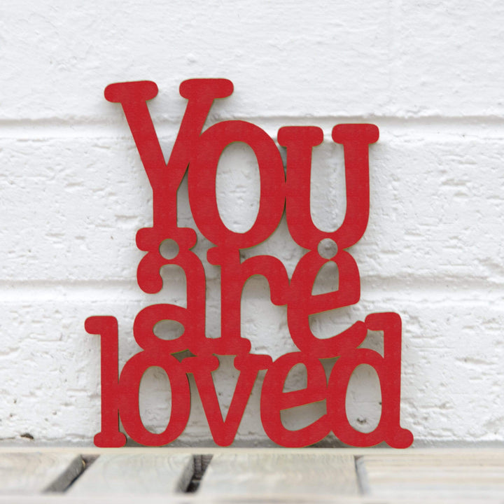 Spunky Fluff Proudly handmade in South Dakota, USA Small / Red You are Loved
