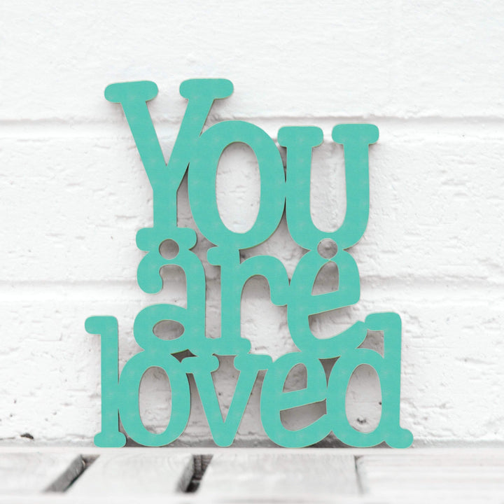 Spunky Fluff Proudly handmade in South Dakota, USA Small / Turquoise You are Loved