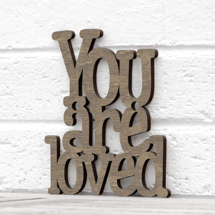 Spunky Fluff Proudly handmade in South Dakota, USA Small / Weathered Brown You are Loved