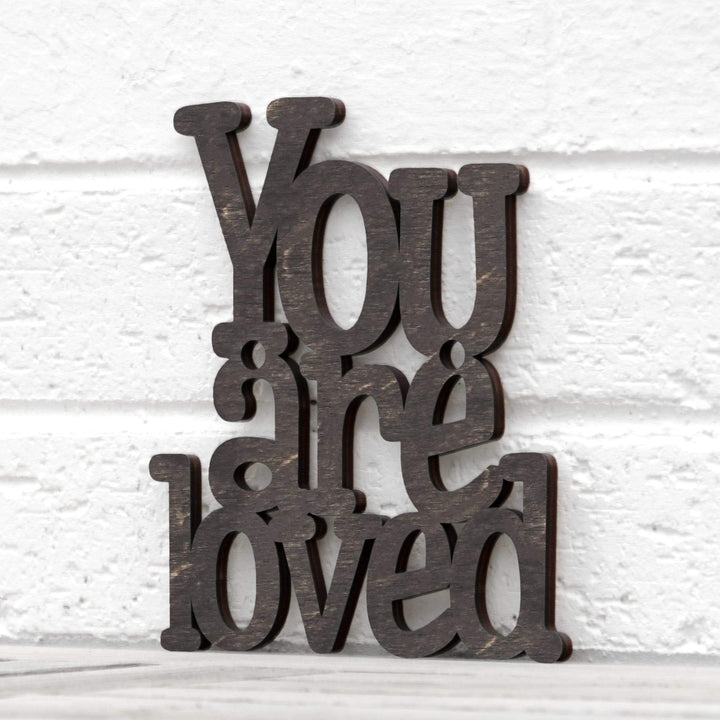 Spunky Fluff Proudly handmade in South Dakota, USA Small / Weathered Ebony You are Loved