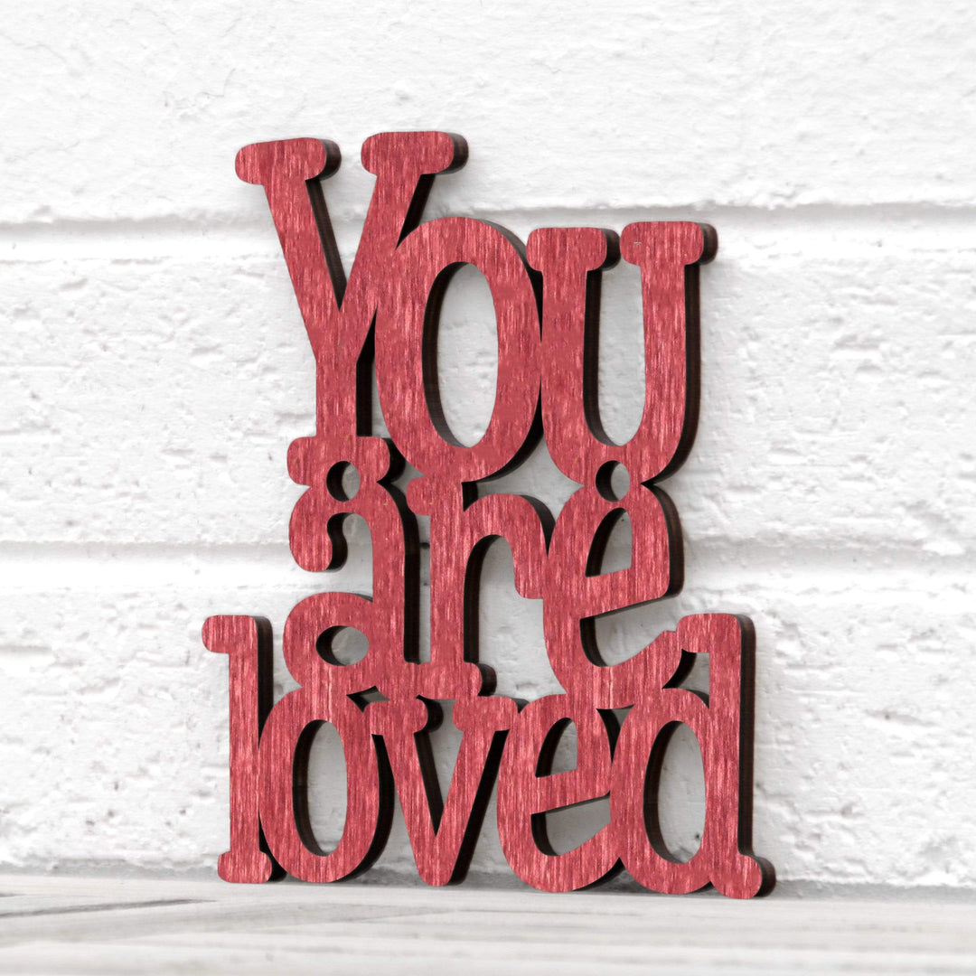 Spunky Fluff Proudly handmade in South Dakota, USA Small / Weathered Red You are Loved