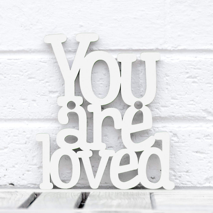 Spunky Fluff Proudly handmade in South Dakota, USA Small / White You are Loved