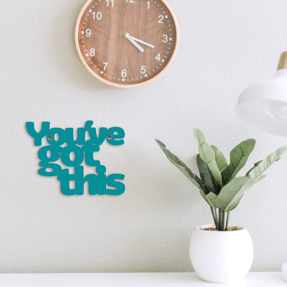 Spunky Fluff Proudly handmade in South Dakota, USA Small / Teal You've Got This
